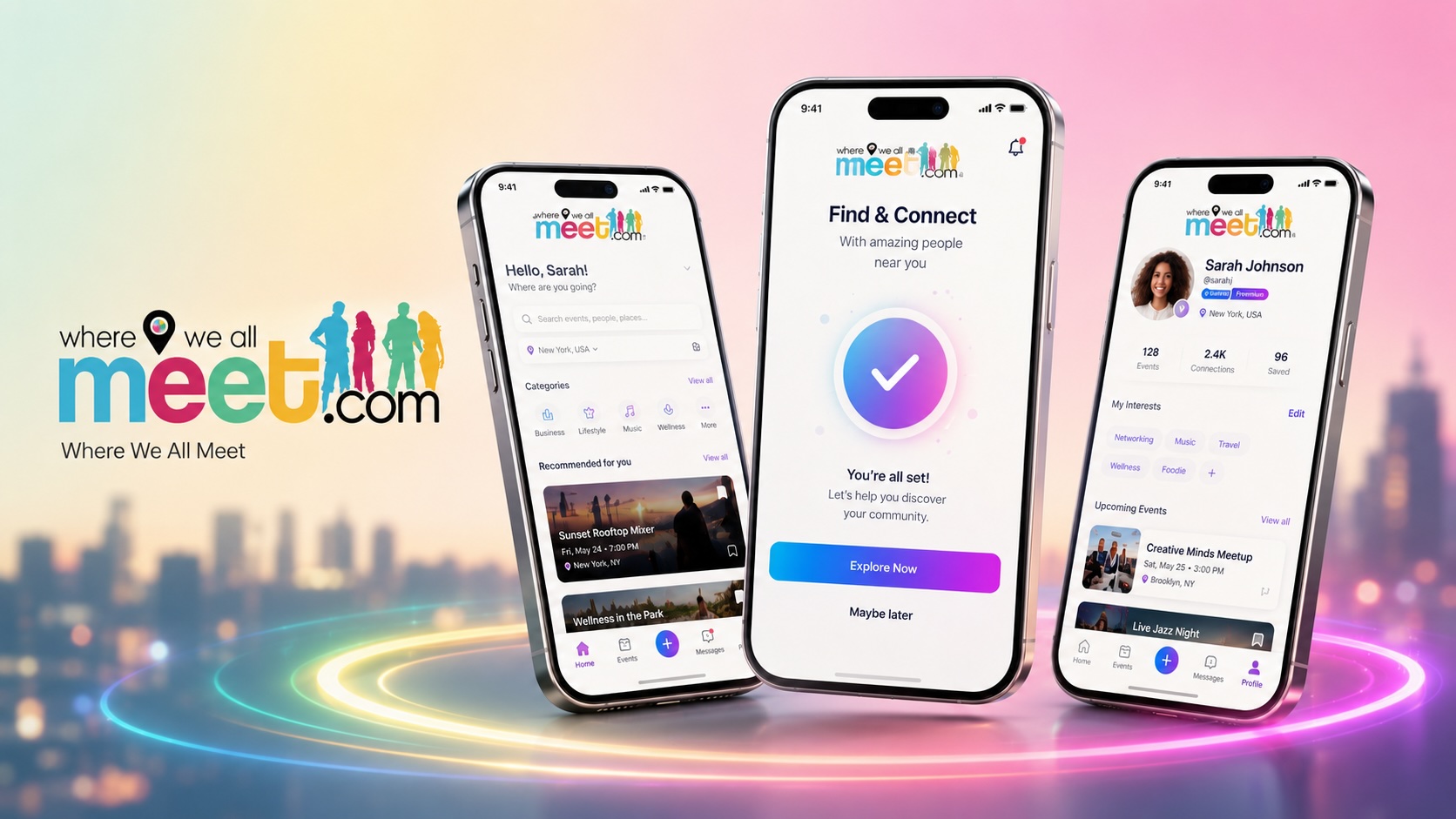 Where We All Meet Social Connection Platform